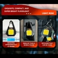 thumbnail image 5 of FHBVT COB Keychain Work Light Rechargeable 1000 Lumens Waterproof Mini LED Flashlight With Bottle Opener Tripod Mount For Camping Emergency Outdoor Christmas New Year Pocket Flashlight, 5 of 9