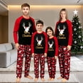 thumbnail image 2 of LuLiaMenton Christmas Family Pajamas Sleepwear Set, Reindeer Lights Men XXL, 2 of 5