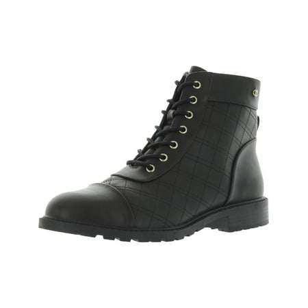 

Charter Club Womens Valtay Leather Booties Combat & Lace-up Boots