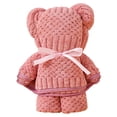 thumbnail image 2 of Conjunto de toallas para osos de regalo – Toalla de baño con diseño de oso de peluche súper suave y muy absorbente 35x75cm – regalo novedoso y mono, detalle para fiesta y regalo navideño, 2 of 6
