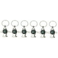 thumbnail image 4 of Raindrops 6 pcs  Compass Key Ring Alloy Key Chain Creative Key Pendant Key Hanging Decor, 4 of 8