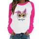 thumbnail image 2 of Xuyuer Mardi Gras Shirts for Women Shirt Funny Mask Graphic Tee Carnival Long Sleeve Shirt V Neck Top, 2 of 6