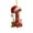 I, variant on DAMAI Red Buffalo pattern Initials Christmas Ornaments for Tree, 2D Acrylic Personalized Decorative Monogram Pendants with Santa Hat, 26 Letters Hanging Decorations for DIY Crafts Xmas Home Decor
