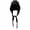black, variant on Devil Horn Quick Dry Sun Hat with Neck Flap for Cycling Beach Outdoor Wear One Size