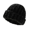 thumbnail image 5 of Luxalzxs Winter Hats for Women Faux Fur Warm Fluffy Knit Crochet Beanie Cap Outdoor Ear Cover, 5 of 5