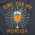 thumbnail image 2 of Womens Time for My Momosa T Shirt Funny Mother's Day Gift Mimosa Drinking Lovers Tee for Ladies Womens Graphic Tees, 2 of 7