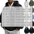 thumbnail image 3 of SYwaren Hoodie Men's Quarter Zip Corduroy Pullover Sweatshirt Solid Color Kangaroo Pocket Textured Casual, 3 of 8