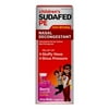Childrens Sudafed PE Nasal Decongestant, Raspberry Flavored, 4 Oz, 3 Pack