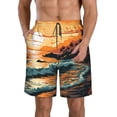 thumbnail image 1 of Fotbe Serene Ocean Sunset Trajes de Baño Estampados para Hombre, Shorts de Verano de Secado Rápido, Ropa de Playa, Bañadores-X-Large, 1 of 6