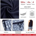 thumbnail image 5 of Lucky Brand Pajamas Set for Women 4-Piece Soft Sleepwear - Top, Tank, Shorts & Pants, Comfy Loungewear Pijama para Mujer (Small, Blue), 5 of 6