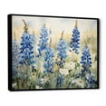 thumbnail image 2 of Designart "Serene Blue Bonnets Field IV" Blue Bonnets Floater Framed Wall Decor, 2 of 5