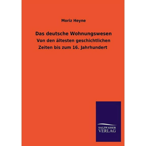 Das deutsche Wohnungswesen (Paperback)