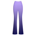 thumbnail image 3 of High Waist Bootcut Yoga Pants For Women Gradient Color Flare Leggings Stretch Pull On Workout Flowy Wide Leg Pants, 3 of 4