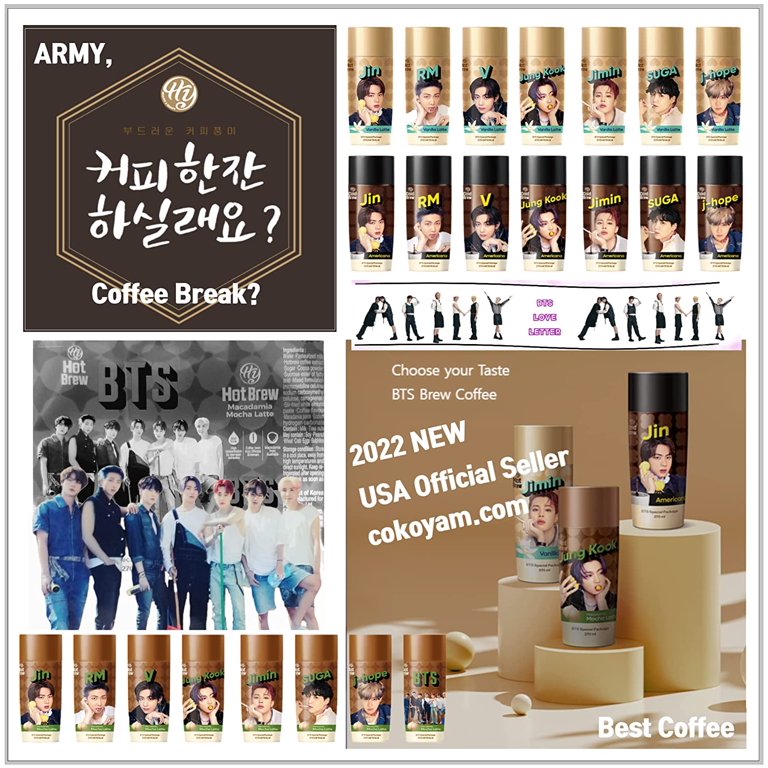 BTS X GOFOOD Coffee Cup