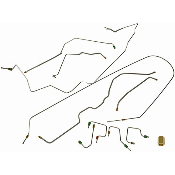 Dorman 919-043 Stainless Steel Preformed Brake Line for Specific Jeep Models (OE FIX)