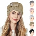 thumbnail image 3 of Hats For Womens Turbanbow Hair Bonnet Head Scarf Wrap Cover, 3 of 3
