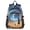 Stargate in Desert, variant on JIALIOU 14" Laptop Backpack Waterproof Airline Approved Stylish Casual Daypack for Travel Business College Work, Stargate in Desert