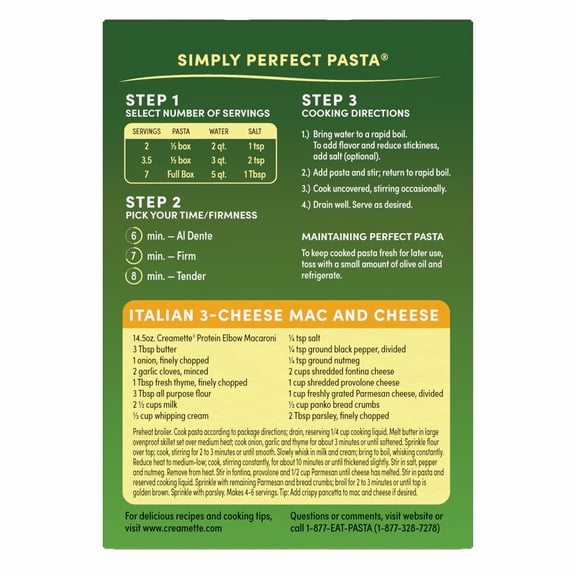 Creamette Protein Pasta Elbows, 14.5oz