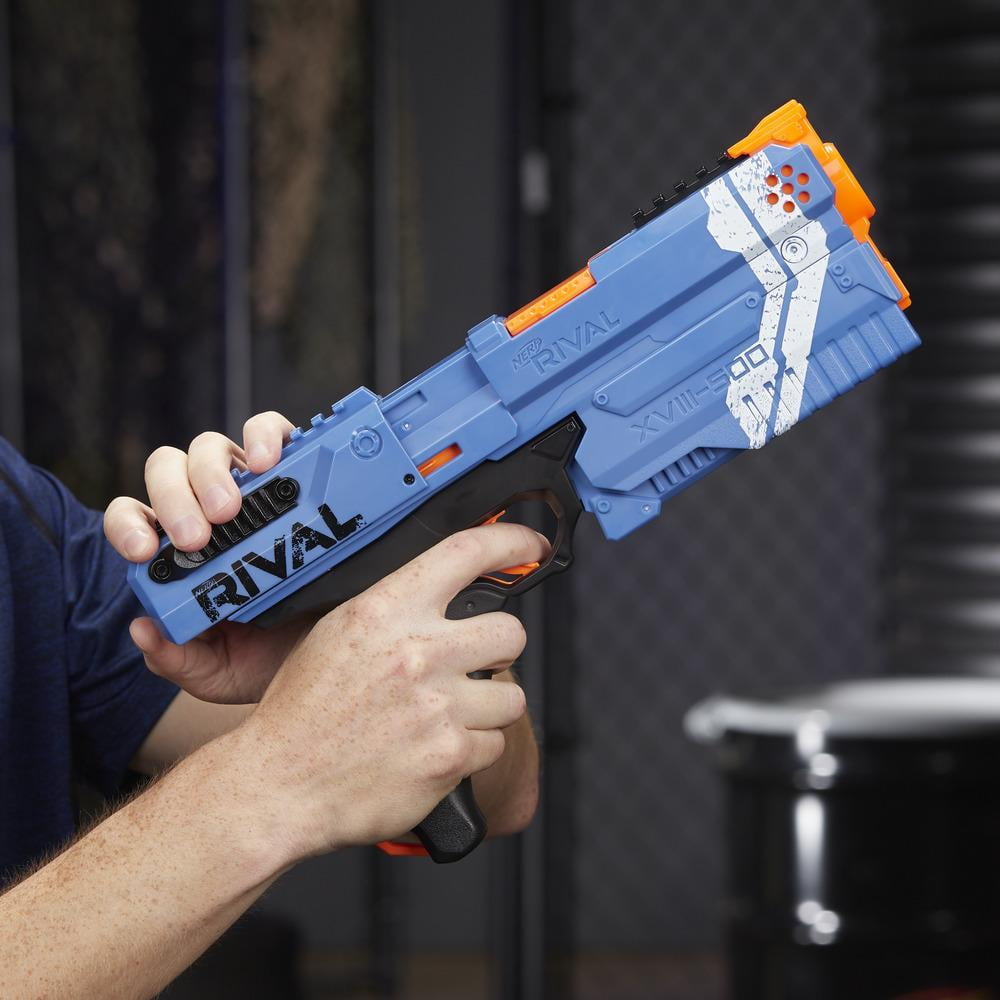 Nerf Rival Team Blue Kronos XVIII-500 Blaster with High-Impact
