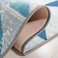 thumbnail image 5 of SAFAVIEH Kids Playhouse Abstract Shapes Machine Washable Area Rug, Grey/Blue, 5' x 5' Round, 5 of 8