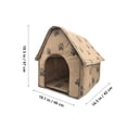 thumbnail image 2 of Greenadscape Casa De Tienda Plegable Para Perros En Café Con Cojín Cómodo Y Material Resistente, 2 of 7