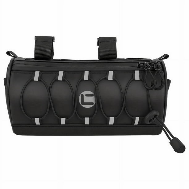 Bolsa para Manillar de Bicicleta, Impermeable, con Gran Área Reflectante y Tiras, Bolsa Frontal para Bicicleta de Montaña