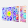 thumbnail image 2 of Grande Fleur Fractale Jaune Alien - Impression sur Toile Florale, 2 of 3
