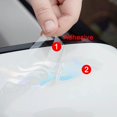 thumbnail image 5 of 4 Pieces Reflective Waterproof Vinyl Stickers for Golf Cart Truck SUV Off-Road Vehicles Skateboard (Gradient), 5 of 5