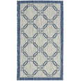 thumbnail image 2 of Nourison Garden Party Indoor/Outdoor Traditional Trellis Ivory Blue 2'2" x 3'9" Area Rug, (2' x 4'), 2 of 8