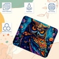 thumbnail image 3 of Owl Square Desk Mat Mousepad, 8.3x9.8 Inch Non-Slip Rubber Bottom, Printed Gaming Mousepad for Office and Gaming, 3 of 6
