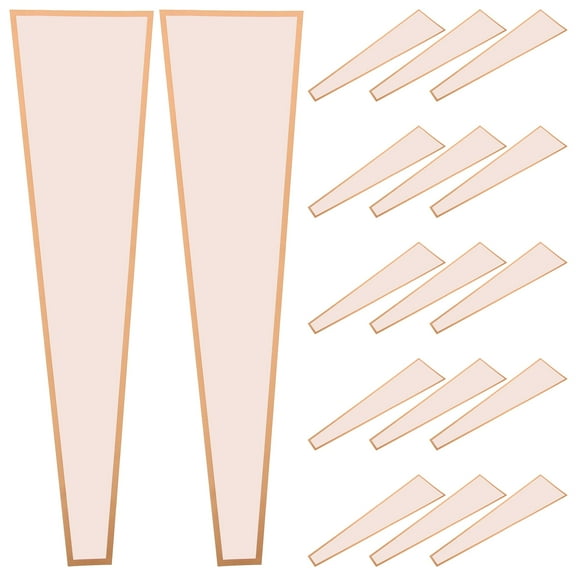 50 Pcs Clear Gift Bags Floral Sleeves Waterproofs Paper Bouquet Packaging Single Flower Wrapping Pink Opp