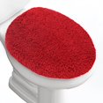 thumbnail image 1 of Funda para tapa de inodoro Baahrnom, lujosa, de microfibra suave, 1 of 8