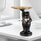 thumbnail image 4 of Escultura creativa de oso con bandeja DYNWAVEMX Estatua del oso polar Negro, 4 of 7