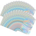 thumbnail image 1 of 100 bolsas holográficas de Mylar resellables – bolsas a prueba de olores de 4 x 6 pulgadas, bolsa de aluminio con cierre de cierre para almacenamiento de alimentos (color holográfico, 4 x 6 pulgadas), 1 of 5