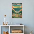 thumbnail image 4 of Nostalgic Vintage City Travel Poster of Bucaramanga Featuring Cobblestone Streets And Art Style Print Poster, 4 of 8
