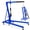 Blue, variant on 2 Ton (4000 LB) Folding Hydraulic Engine Hoist, Engine Shop Crane Hoist Lift, Heavy Cherry Picker with 6 Wheels and Telescopic Boom for Home Garage, Workshop, Warehouse, Heavy-Duty