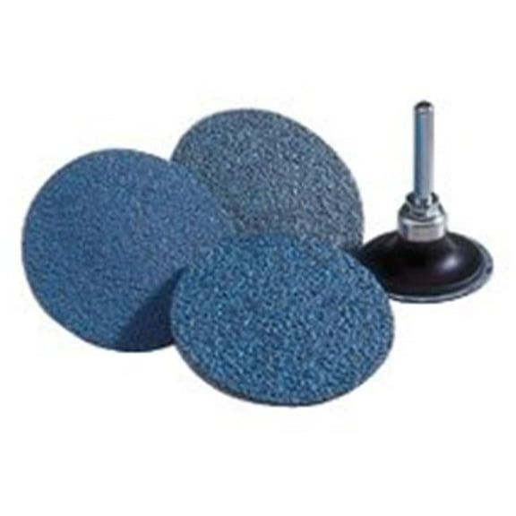 Norton Abrasives Qk Change Disc, ZircAlO, 2in, 80G, TS, PK25 66261138633