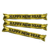 "Club Pack of 24 Gold and Black New Years Eve Inflatable ""Make Some Noise"" Party Sticks 22"""