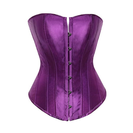 

Women s Plus Size Corset Bustier Overbust Top Sexy Strapless Crop Tops Lingerie Brocade Jacquard Overbust Shaper Clubwear