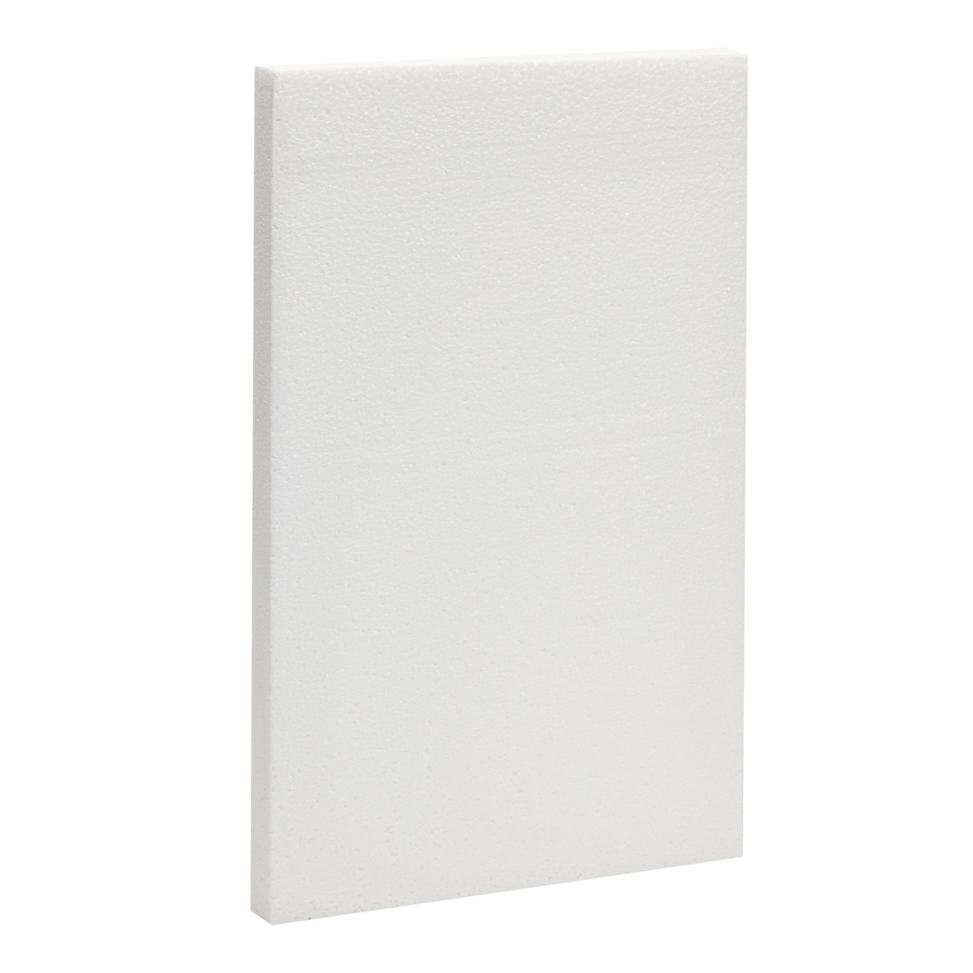 1 Inch Thick Foam Board Sheets - 6 Pack 17x11 Inch Polystyrene Rectangles  for DIY Crafts, Insulation, Sculptures, Models (White) 