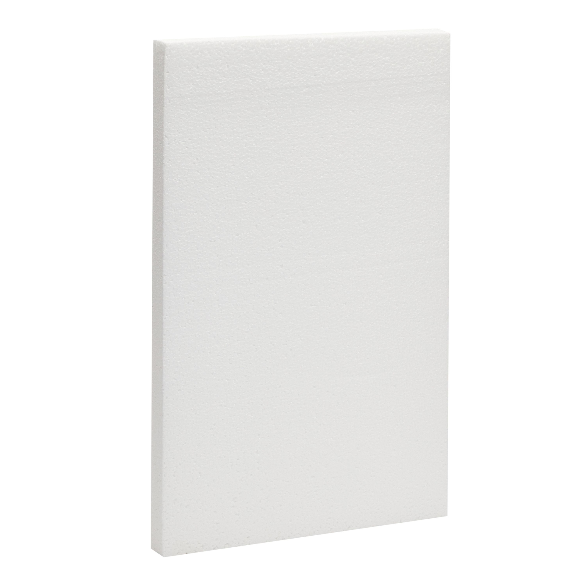 1 Inch Thick Foam Board Sheets - 6 Pack 17x11 Inch Polystyrene