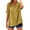 Gold, variant on Women's Short Sleeve T-shirt Women'S Relaxed Fit Linen Shirt - Button Down Casual Blouse,Green Women's Short sleeve T-shirt 2XL
