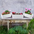 thumbnail image 6 of Yahome Flower Planter Box,Decorative Planter for Indoor,Plastic Vegetable Pot,Durable Rectangle Flower Pot for Vegetable,Succulent,1pack, 6 of 6