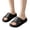 Black, variant on YOUYEDIAN Shower Shoes Men Casual Backless Soft One Strap Fashion Indoor Waterproof Slippers Versatile Platform Breathable Open Toe Flats