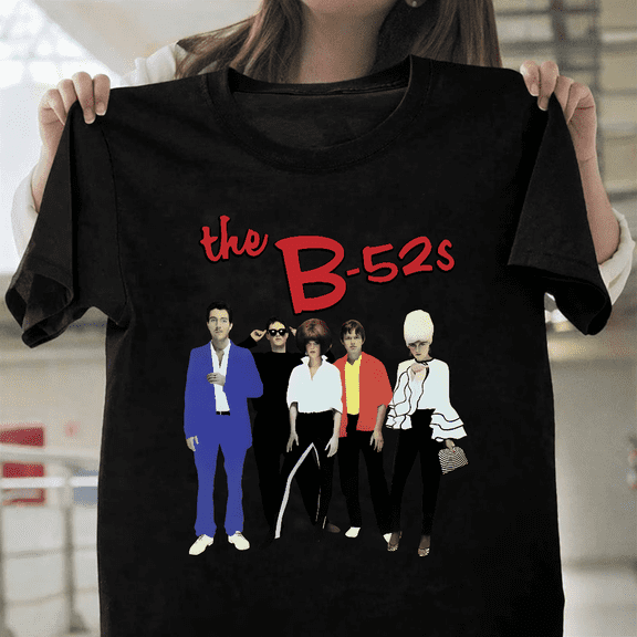 The B52s New Wave Punk Rock Band Album Artwork Unisex T-Shirt, up to size 3XL.