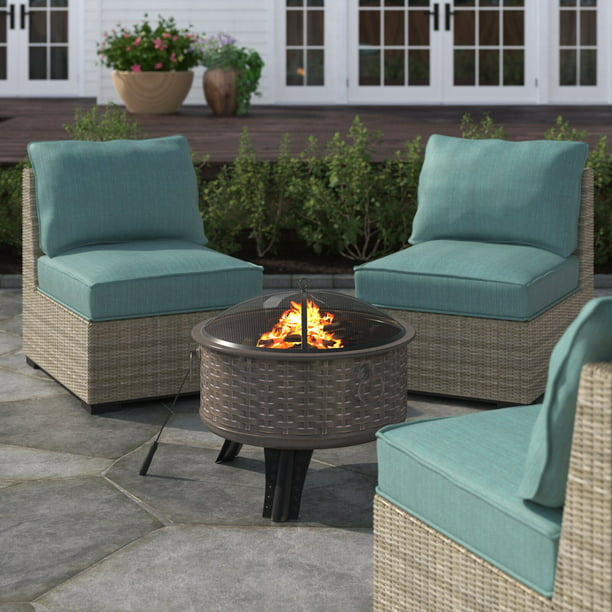Adora Steel Wood Burning Fire Pit Fuel, Oriflamme Gas Fire Pit Table Blue Pearl Granite