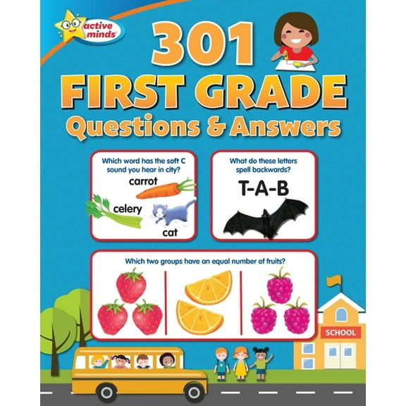 Active Minds 301 First Grade Questions and Answers (Paperback)