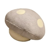 RUIG Mushroom Pillow -Mushroom Shaped Stuffed Plush Throw Pillow -13.8 Inch Cute Stuffed Mushroom, Plush Toy Room Decor Gift for Kids and Adults,Kawaii Plush Valentines Birthdays Gift