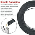 thumbnail image 3 of 21ft 1 Inch (25mm) Expandable Braided Cable Sleeve Cord Protector Tubing Sheath for Automotive Television Computer & Other Home Devices, 3 of 7