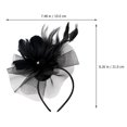 thumbnail image 2 of unbranded 1Ud Prendedor Para En De Con Tul Y Plumas Negras Para, 2 of 8